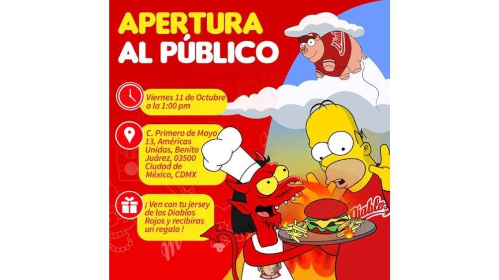 Fecha y ubicación del nuevo restaurante de Los Simpsons. 