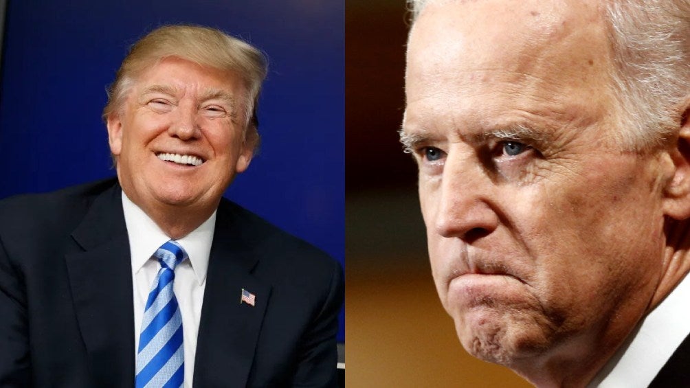 Joe Biden acusa a Donald Trump de difundir información falsa