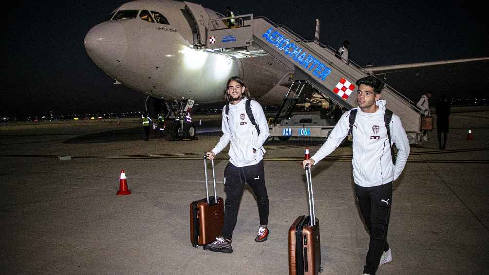 Valencia ya está en México para su partido ante el Tricolor