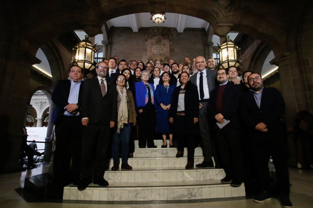 Clara Brugada presentó el Gabinete del Agua.