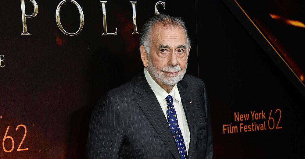 Francis Ford Coppola estará presentando 'Megalópolis', su más reciente cinta.