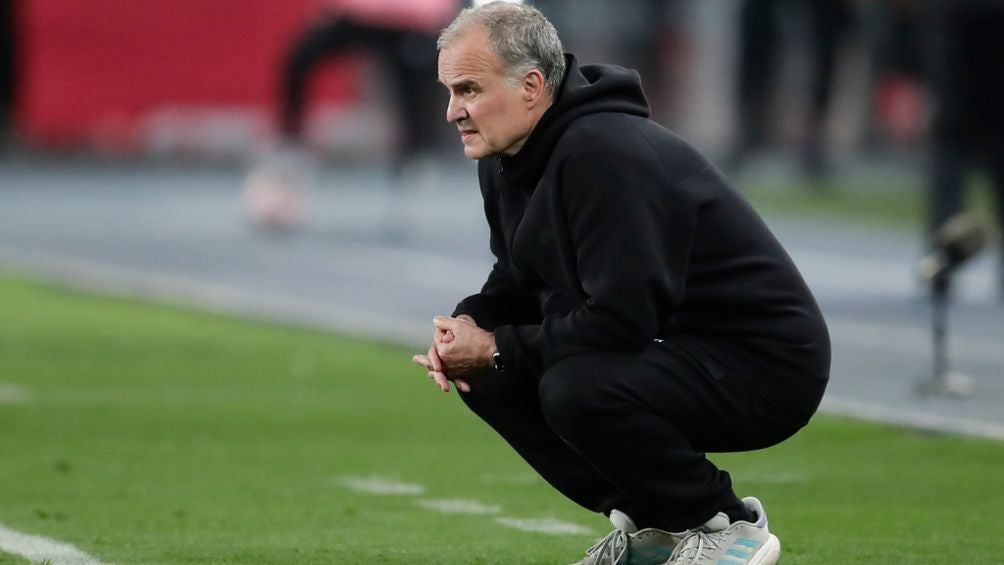 Bielsa en el encuentro vs Perú 