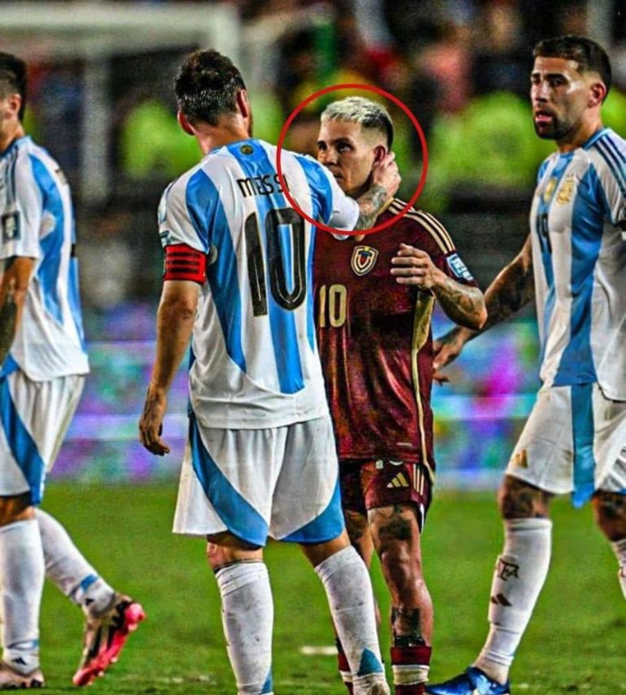 Manoteo de Messi y Soteldo