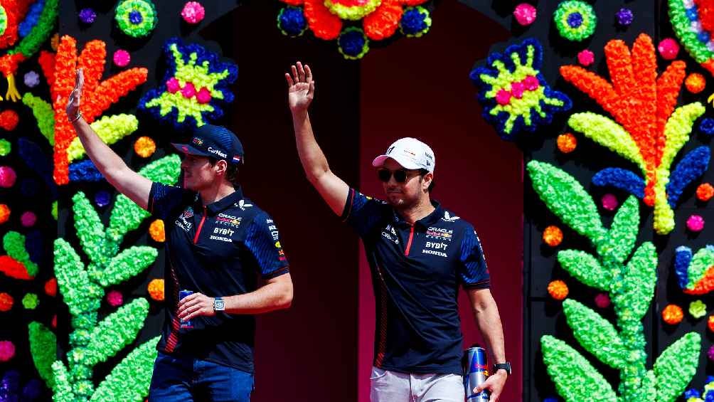 Checo Pérez y Max Verstappen ya están listos para el Gran Premio de México