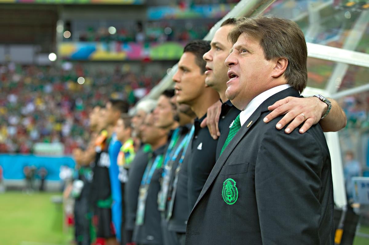 Herrera con el Tri estuvo en el mundial de Brasil 2014