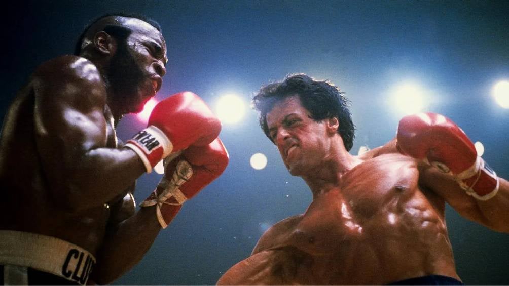 La primer película de "Rocky" se estrenó en 1976. 