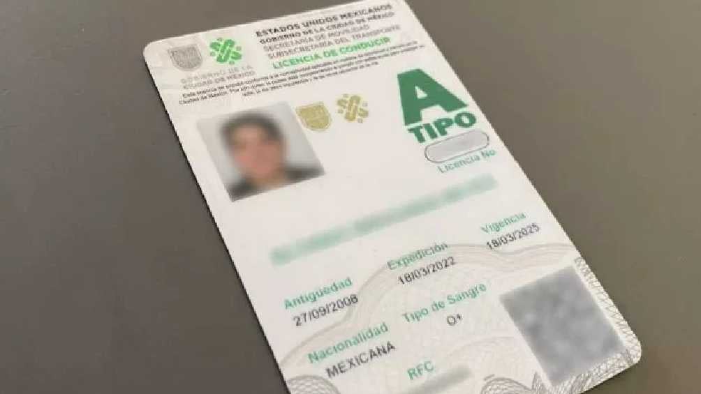 El precio de la licencia de conducir permanente en CDMX será de mil 500 pesos. 