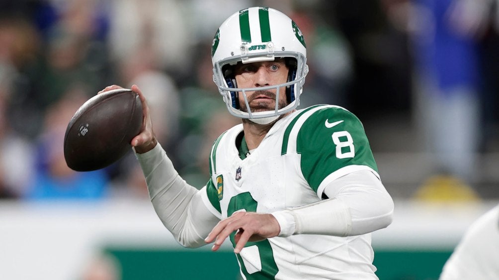 Aaron Rodgers, QB de Jets con 40 años de edad