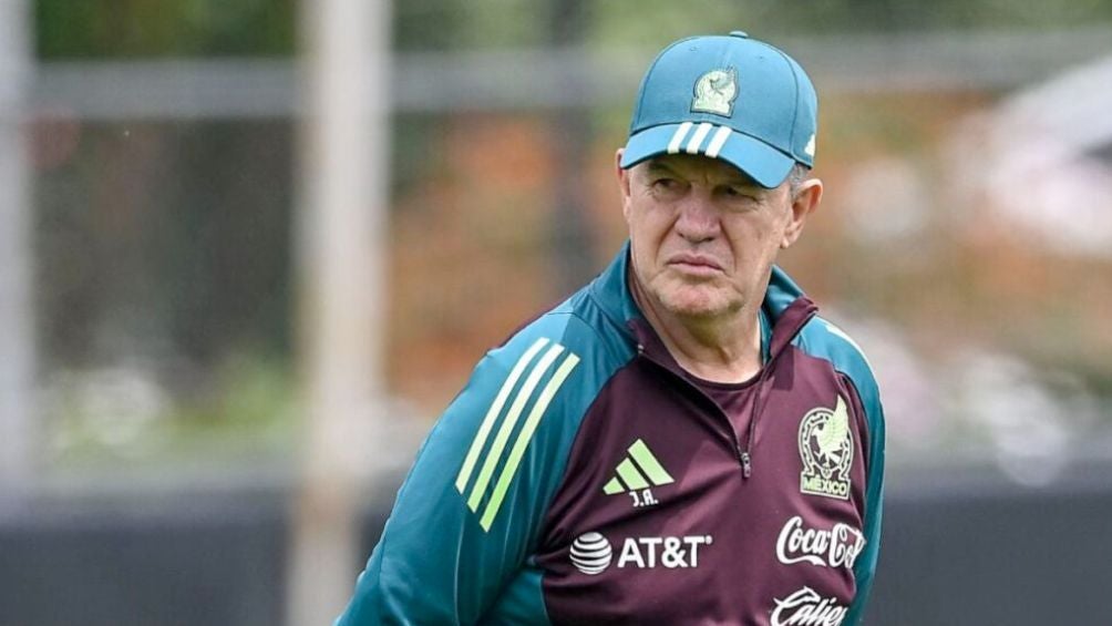 El entrenador del Tricolor duante un entrenamiento