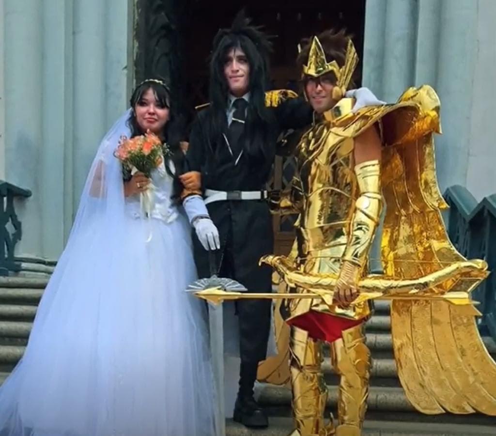 Boda con temática de Los Caballeros del Zodiaco en CDMX