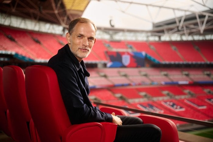 Tuchel en el estadio de Wembley, casa de la Selección Inglesa