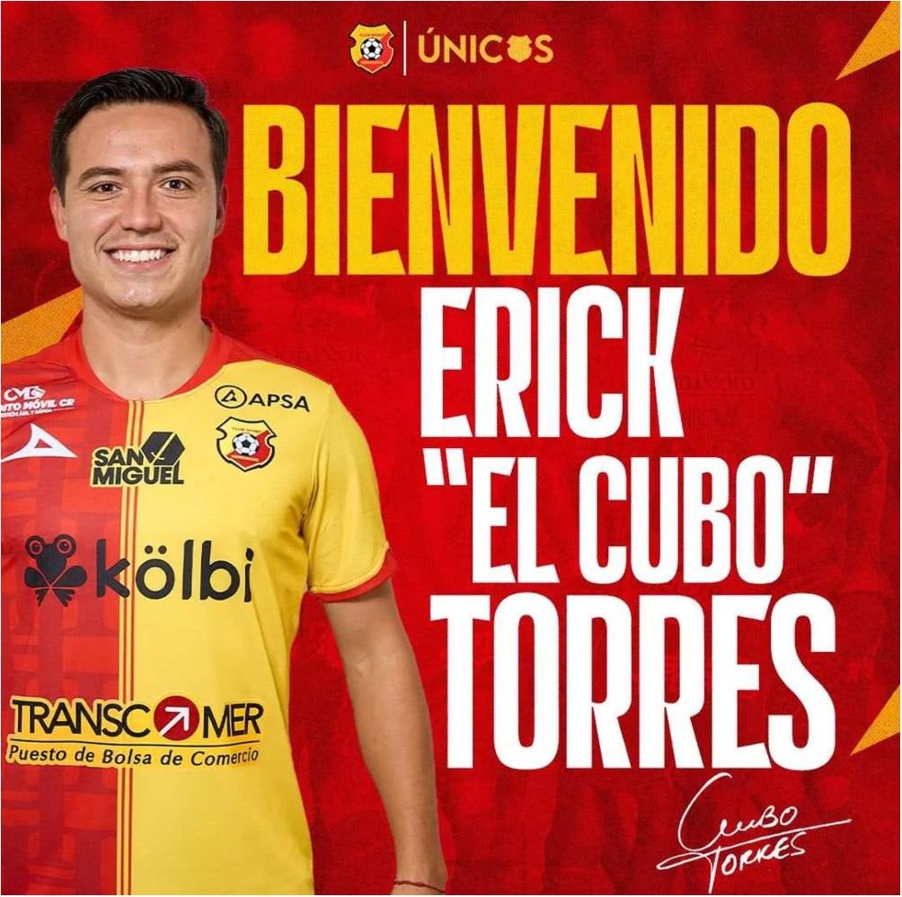 Así anunció Herediano el fichaje de 'Cubo Torres en enero del 2024