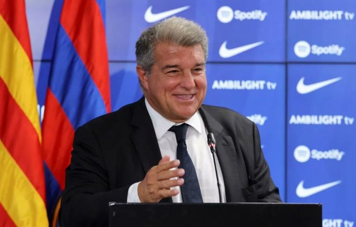 Laporta en conferencia 