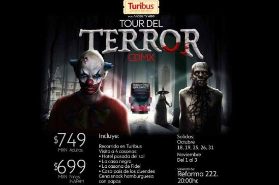 Turibus del terror en la CDMX