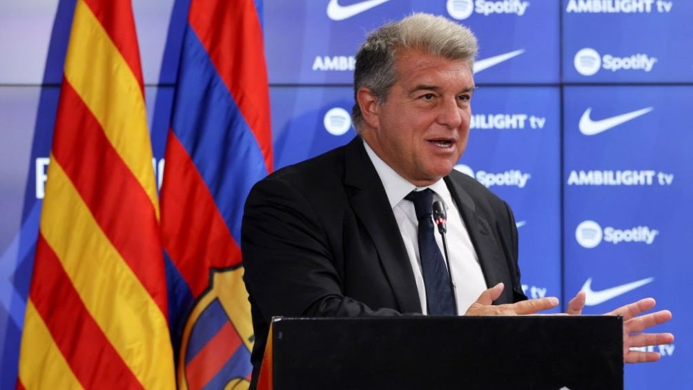 Joan Laporta, presidente del Barça