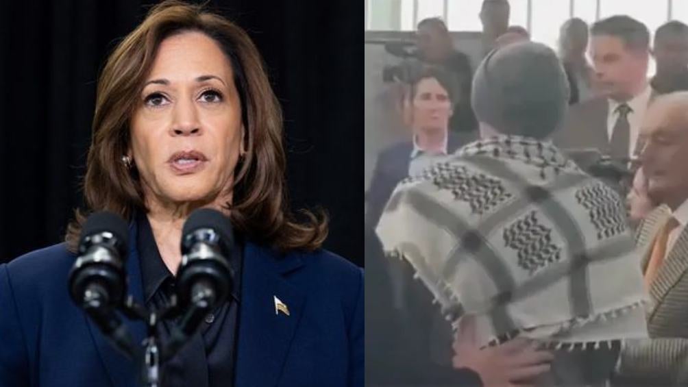 Kamala Harris fue acusada de financiar el genocidio en Israel