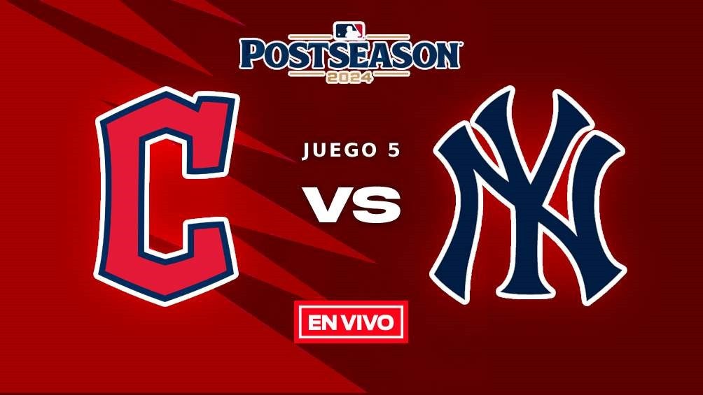 New York Yankees vs Cleveland Guardians LIVE Championship Series Game 5