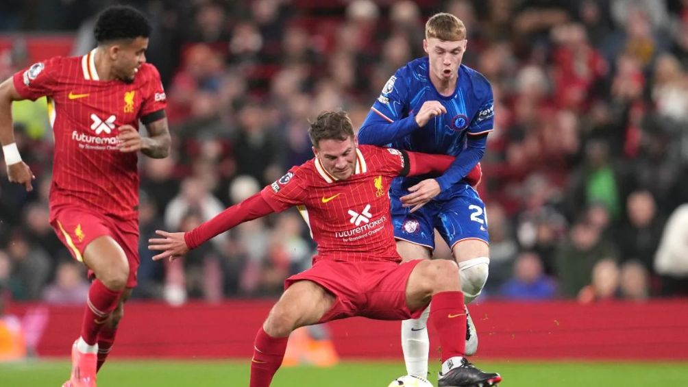 Liverpool enfrentando al Chelsea