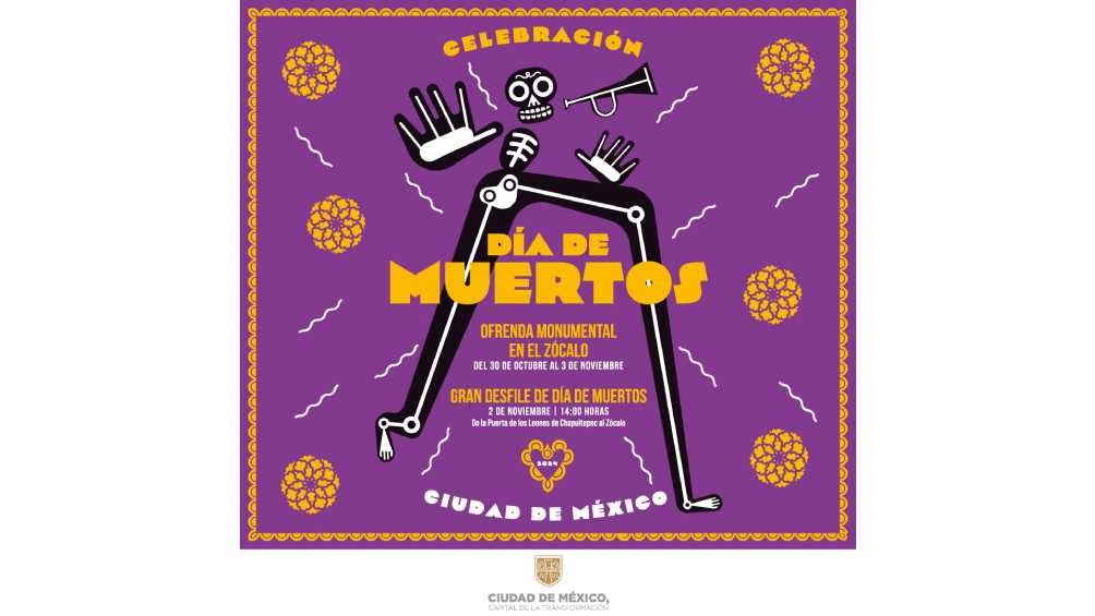 El Gobierno de la CDMX presentó el Festival de Día de Muertos 2024. 