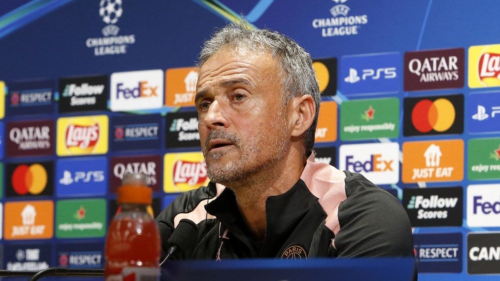 Luis Enrique en conferencia de prensa