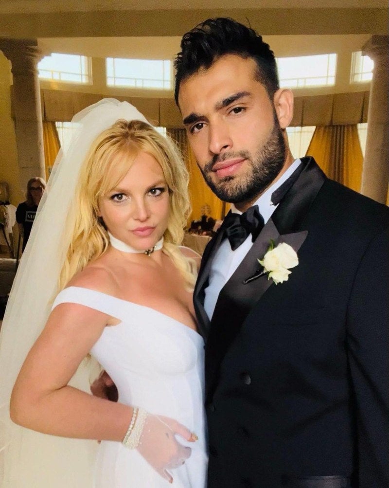 Britney Spears estaba casada con su ex pareja Sam Asghari