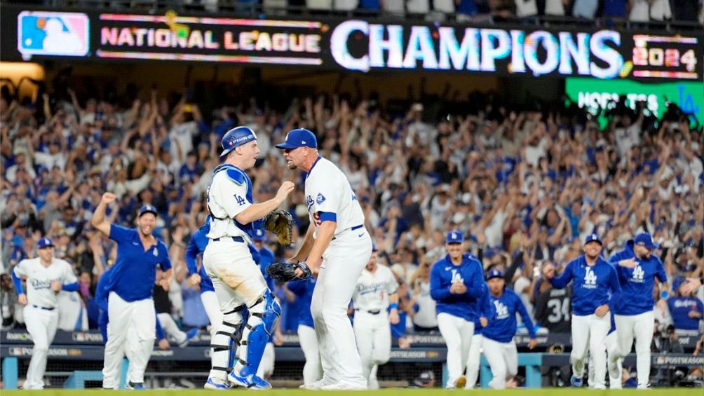 Dodgers celebran el pase a la Serie Mundial