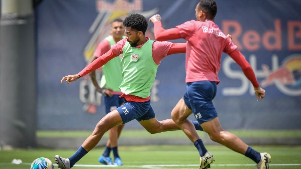 El Bragantino durante un entrenamiento