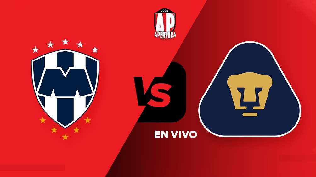 Rayados vs Pumas EN VIVO Liga MX Apertura 2024 Jornada 13