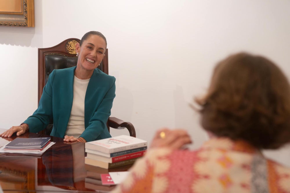 La mandataria ha tenido varias reuniones con empresarios nacionales e internacionales.