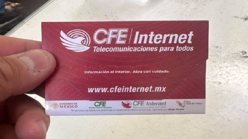 La CFE distribuirá chips gratis en CDMX. 