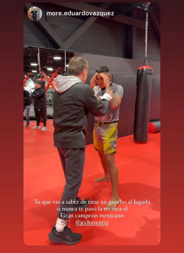 Más peleadores de UFC entrenaron con Chávez