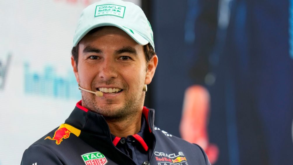 'Checo' en evento previo al GP de México