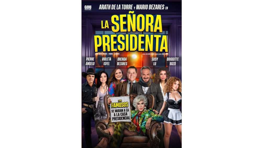 La Señora Presidenta estrenará el próximo mes en el Teatro México. 