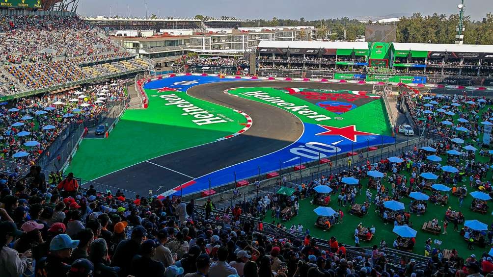 Autódromo Hermanos Rodríguez en el GP de México