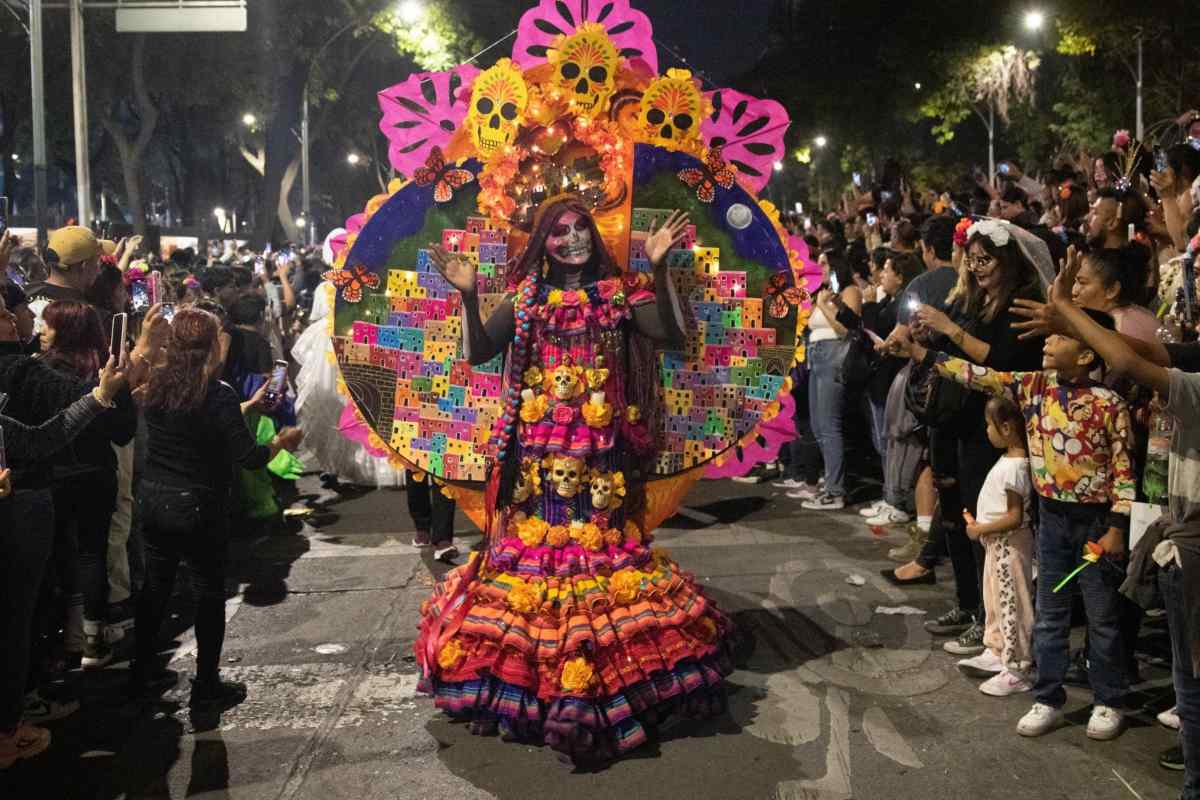 Procesión de Catrinas en la CDMX