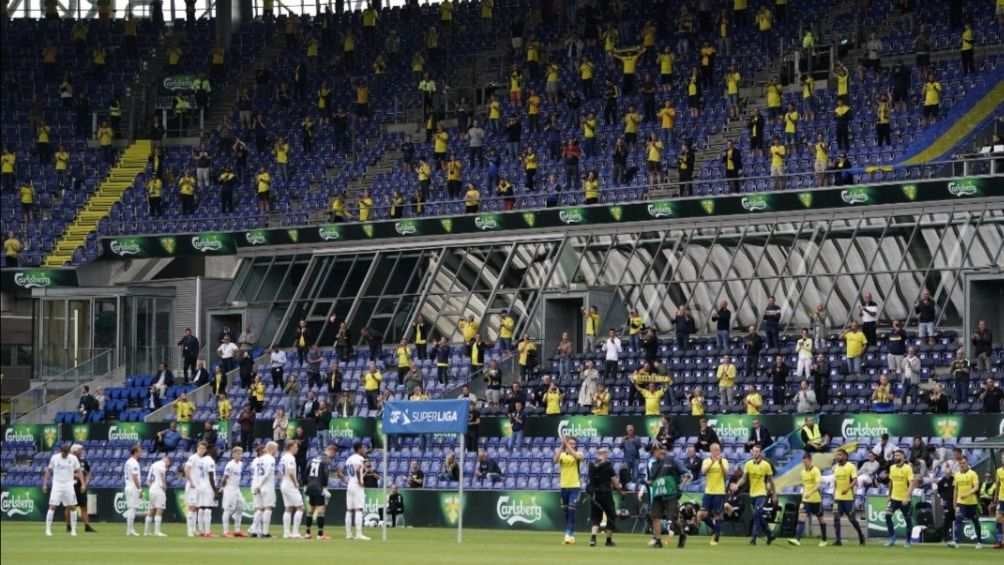 Las gradas de la casa del Brondby