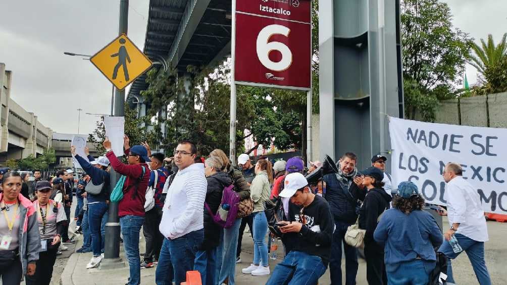 Trabajadores del Poder Judicial se manifestaron contra la Reforma. 