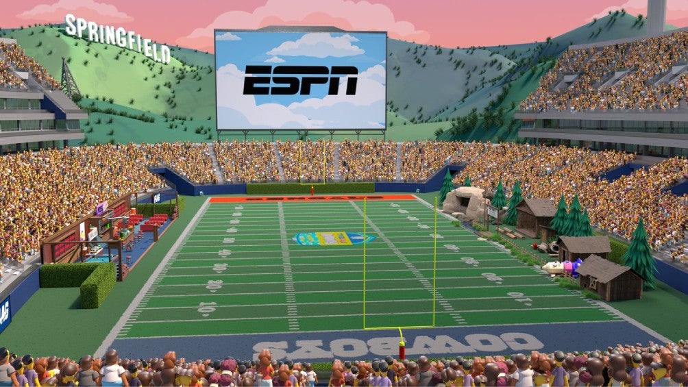 NFL con temática con Los Simpsons