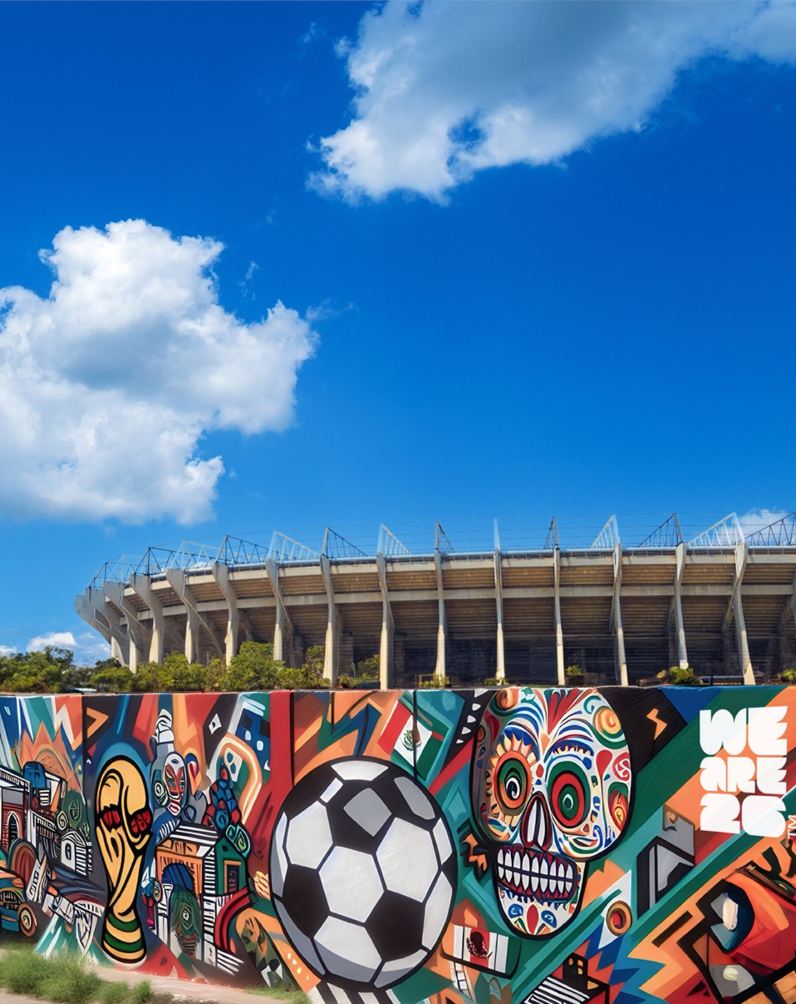 Estadio Azteca en plena remodelación