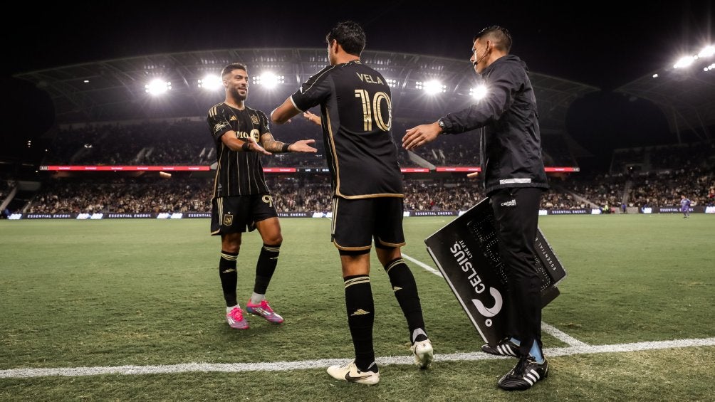 Vela entrando de cambio con LAFC