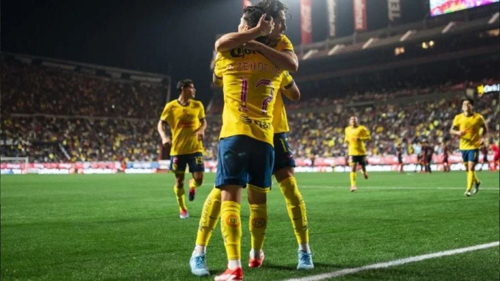 América en el partido ante Xolos