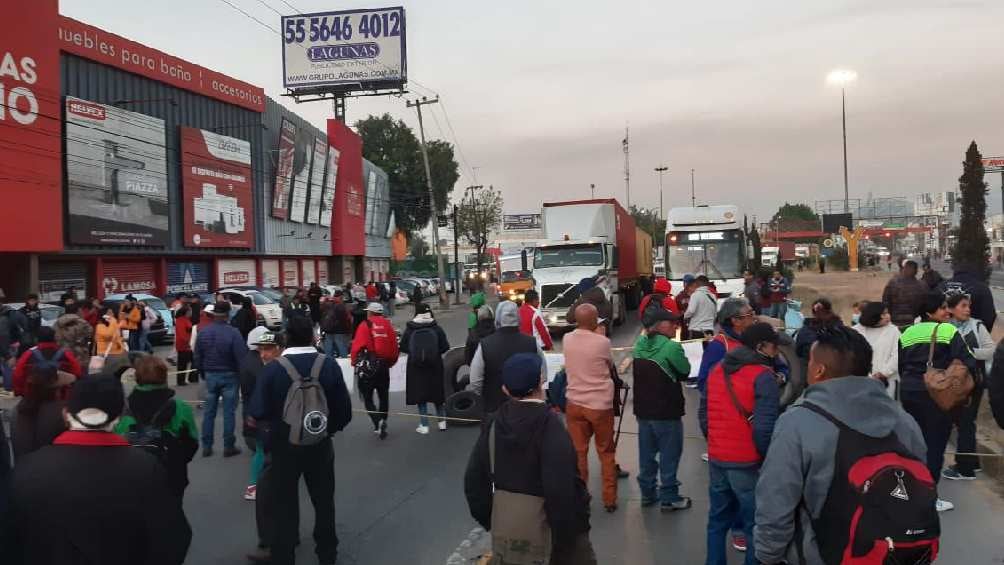 La Avenida Central fue cerrada, al igual que otras vialidades principales de Ecatepec. 