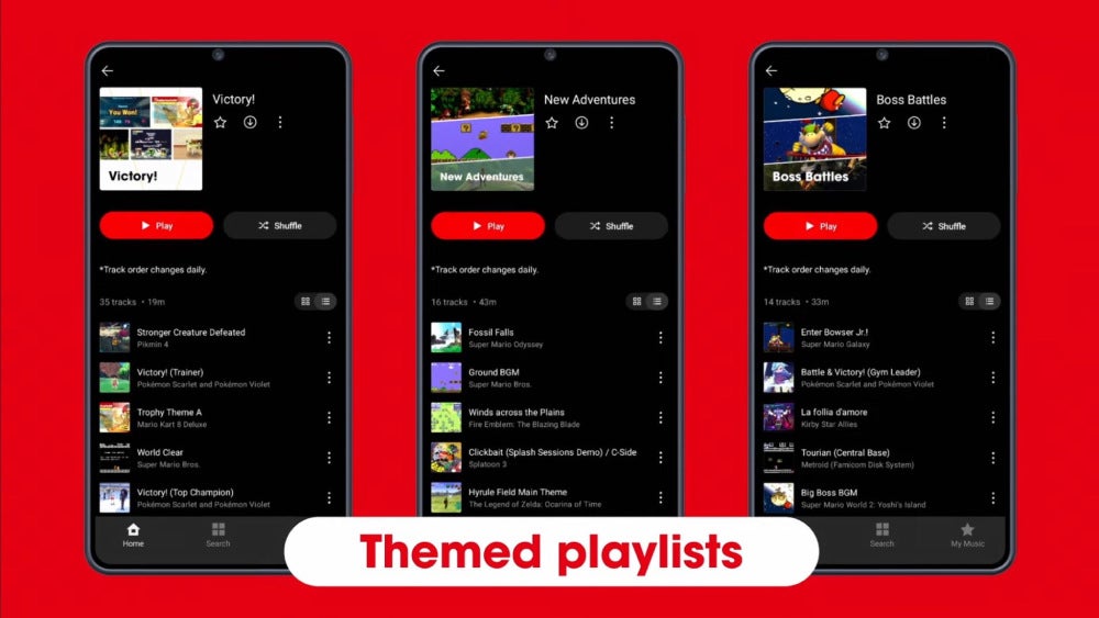 Nintendo Music es gratis para iOS y Android.