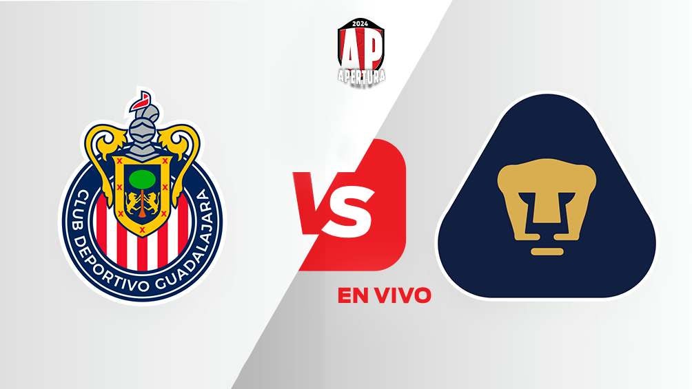 Chivas vs Pumas EN VIVO Liga MX Apertura 2024 Jornada 15