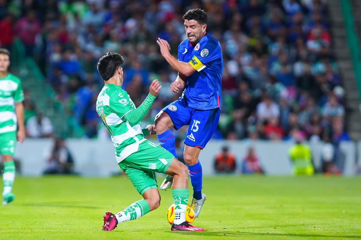 Cruz Azul tuvo un mal juego ante Santos en el Clausura 2024