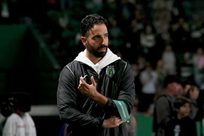 Ruben Amorim durante un partido