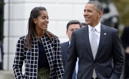 Malia Obama la hija de mayor de Michelle y Barack Obama