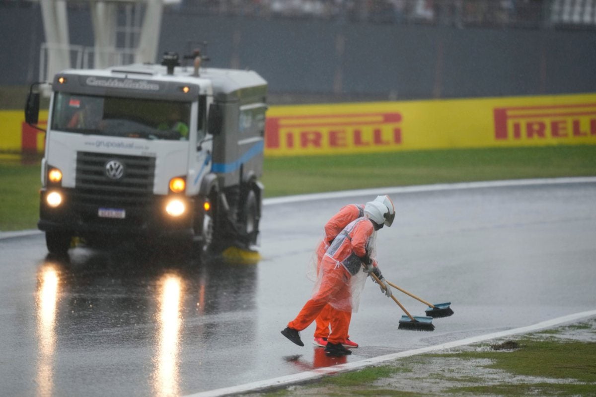 La qualy en Brasil se canceló por la lluvia 