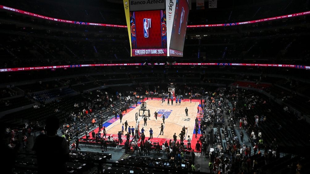 Arena CDMX durante el juego de NBA