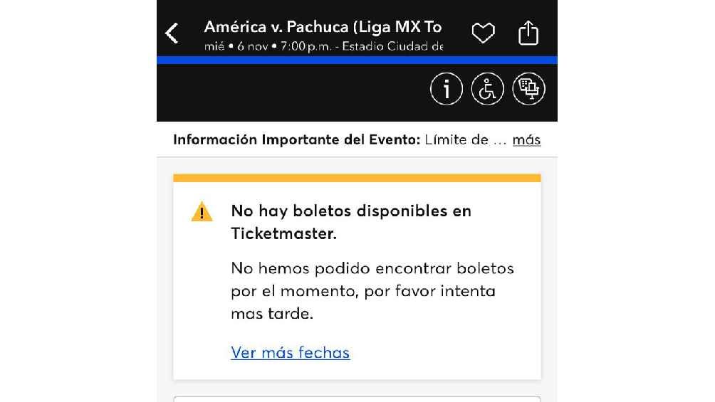 Suspendieron la venta de boletos